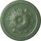 Ekena Millwork Richmond Ceiling Medallion (Fits Canopies up to 2 5/8"), Hnd-Painted Athenian Green, 18"OD x 1 3/8"P CM18RIAGF - alternate 1